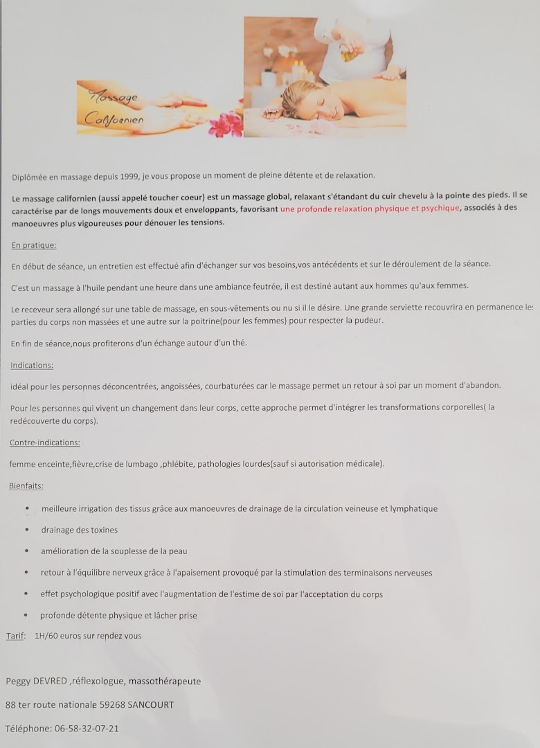 DEVRED Peggy Cabinet de massage et kinésithérapie Sancourt-Cambrai · Photos 4